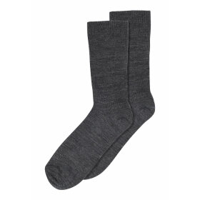 MP DENMARK - DARK GREY MEL FINE WOOL RIB