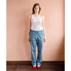 HABIBA - BLUE MOON RAINBOW VOILE PANTS