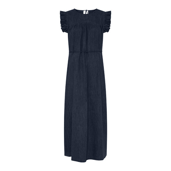 FRAU - DARK BLUE DENIM STOCKHOLM DRES