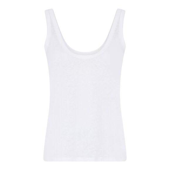 FRAU - BRI WHITE TORONTO LINEN TOP