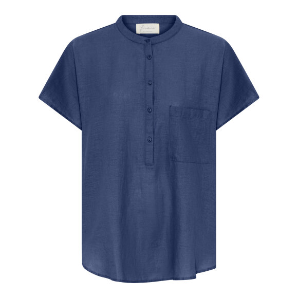 FRAU - DEEP COBOLT COLOMBO SS LINEN T