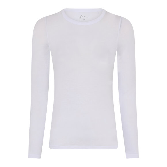 FRAU - BRIGHT WHITE LUCCA CASHMERE LS