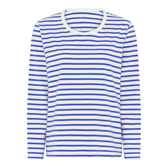 FRAU - AMPARO BLUE STRIPE PANAMA LOOS