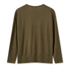 MOS MOSH - BURNT OLIVE MMTANI V-NECK KNIT