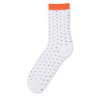 MADS NØRGAARD - BLACK STR/WHITE DOT SOCK PAIR