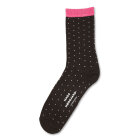 MADS NØRGAARD - BLUE STR/BLACK COF SOCK PAIR A