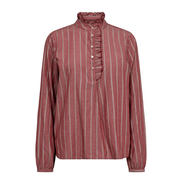 MOS MOSH - GARNET MMBILES STRIPE BLOUSE