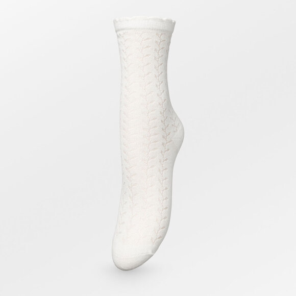 BECKSÖNDERGAARD - BIRCH WHITE LEOFA COTTA SOCK