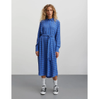 MADS NØRGAARD - AMP BLUE CHECK POP ZINA DRESS