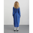 MADS NØRGAARD - AMP BLUE CHECK POP ZINA DRESS