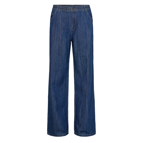 FREEQUENT - MED BLUE DENIM FQCILLA-PANTS