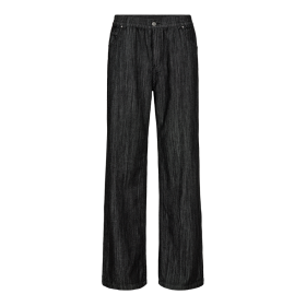 FREEQUENT - BLACK DENIM FQCILLA-PANTS