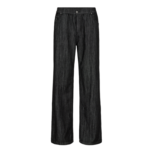 FREEQUENT - BLACK DENIM FQCILLA-PANTS