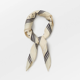 BECKSÖNDERGAARD - BIRCH WHITE DEVI COTTA SCARF