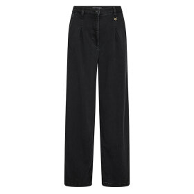 MOS MOSH - BLACK LONG MMGOBI PLEAT JEANS