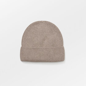 BECKSÖNDERGAARD - DARK BEIGE MEL WOONA BEANIE