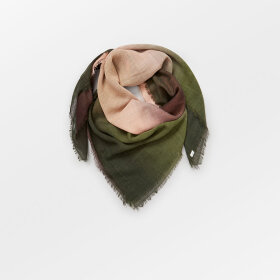 BECKSÖNDERGAARD - CYPRESS GREEN FADE WOO SCARF