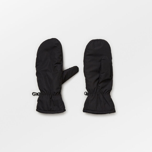 BECKSÖNDERGAARD - BLACK PADDED NYLONA MITTENS