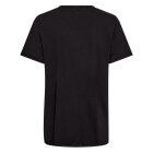 MOS MOSH - BLACK MMFIONA O-SS EMBROID TEE