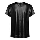 MOS MOSH - BLACK MMNIVOLA ONECK METAL TEE