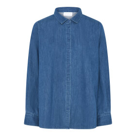 FRAU - CLEAR BLUE DENIM DHAKA SHIRT