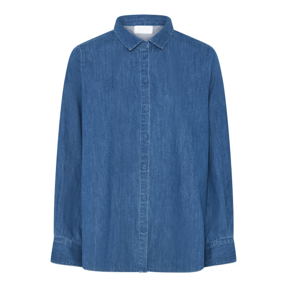 FRAU - CLEAR BLUE DENIM DHAKA SHIRT