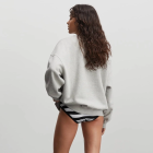 MADS NØRGAARD - LIGHT GREY MEL ORG SWEAT ATLI