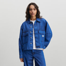 MADS NØRGAARD - BLUING SOFT DENIM SOLEIL JACKE