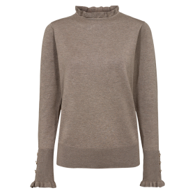 FREEQUENT - SIMPLY TAUPE FQKATIE-PULLOVER