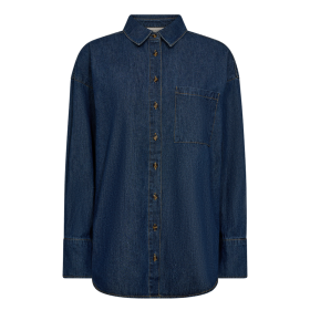 FREEQUENT - MED BLUE DENIM FQLISEA-SHIRT