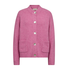 FREEQUENT - FUCHSIA PINK FQLOUISA-CARDIGAN