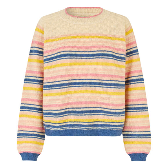 LOLLYS LAUNDRY - MULTI BJORKLL JUMPER KNIT LS