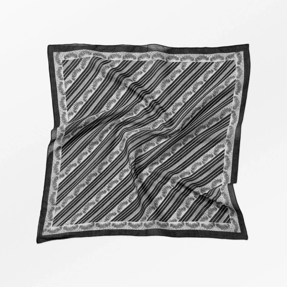 BECKSÖNDERGAARD - BLACK BILLIE COTTA SCARF