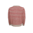 BLACK COLOUR - RED BCDELL STRIPED KNIT CAR