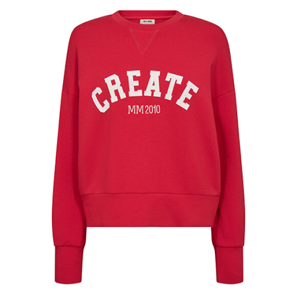 MOS MOSH - CHINEDE RED MMCELLI O-LS SWEAT