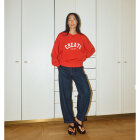 MOS MOSH - CHINEDE RED MMCELLI O-LS SWEAT