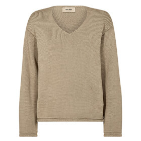 MOS MOSH - SESAME MMBINE LS V-NECK KNIT