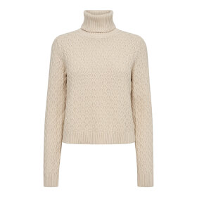 IVY COPENHAGEN - ECRU IVY-PRESCILLA ROLLNECK