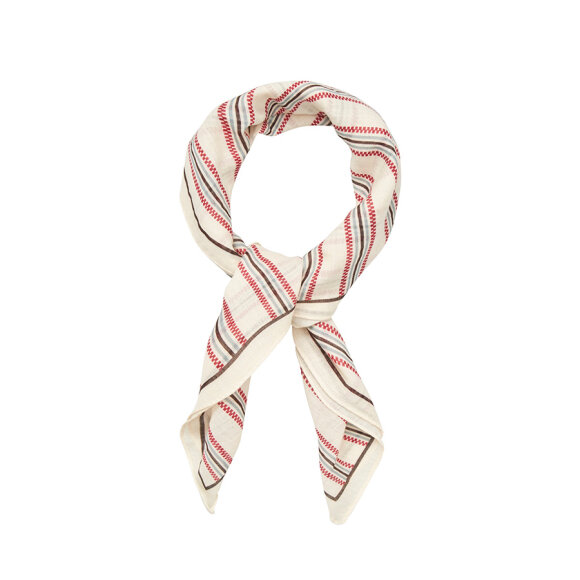 BECKSÖNDERGAARD - BIRCH WHITE TILLY COTTA SCARF